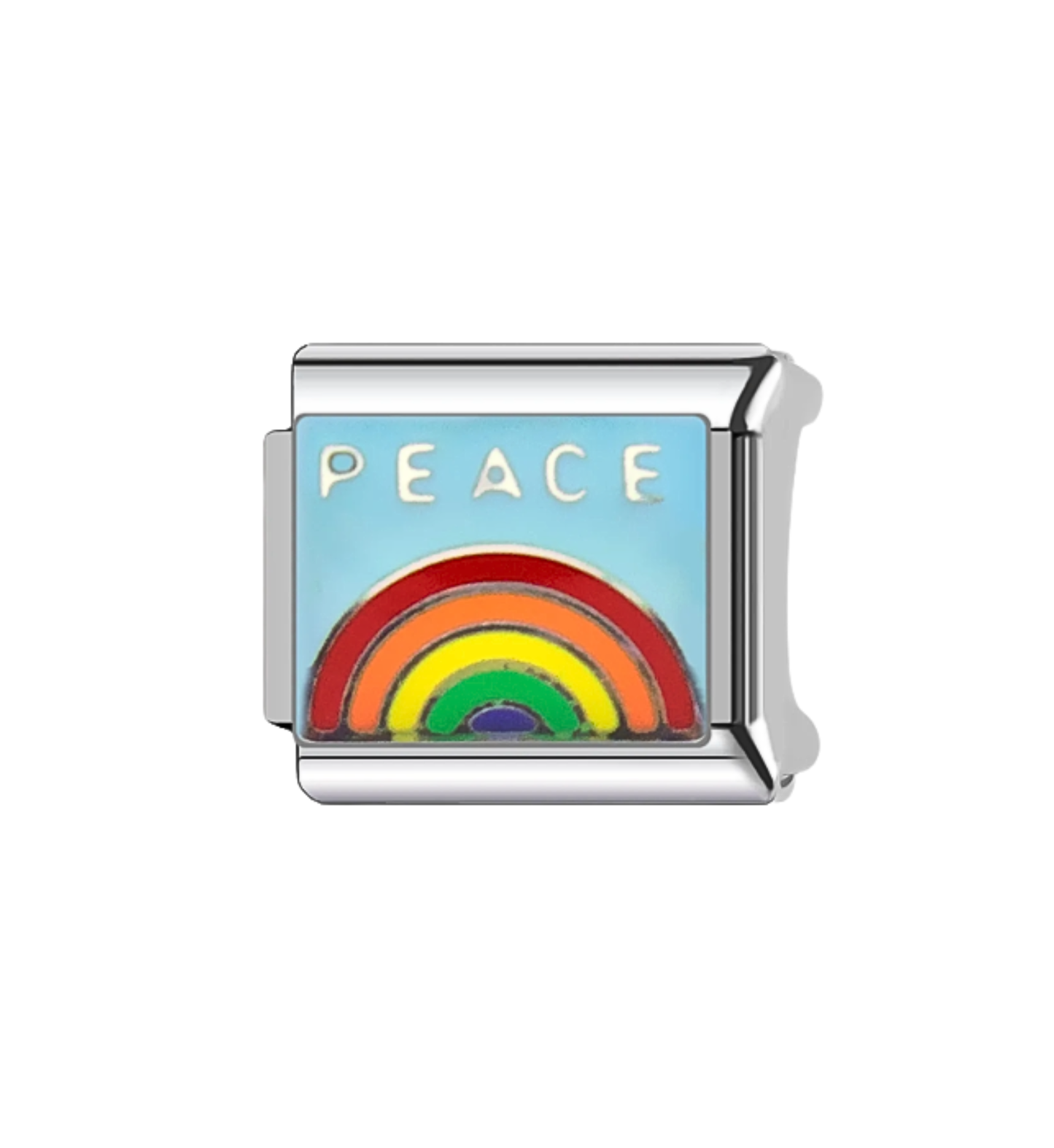 Charm Arcoiris Plateado