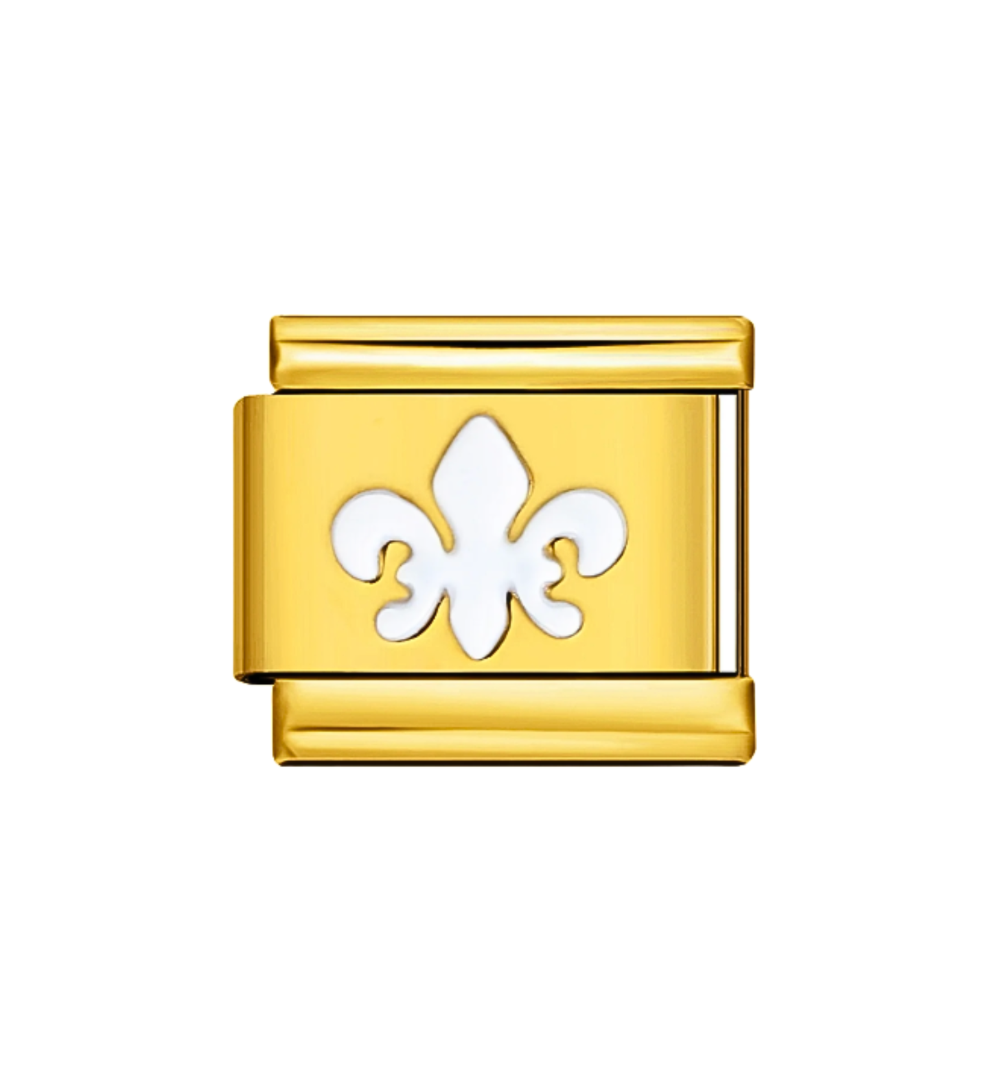 Charm Dorado Flor de Lis