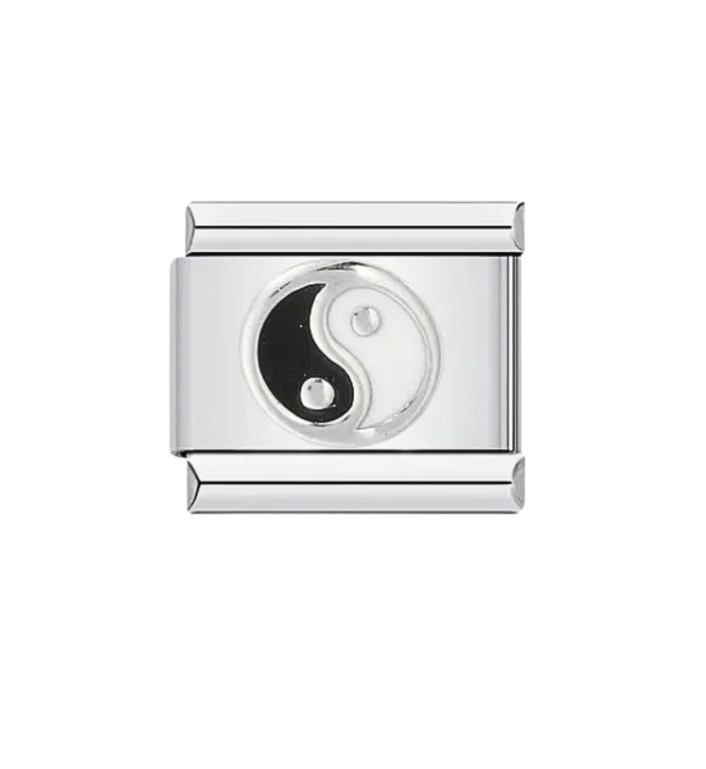Charm Plateado Ying Yang