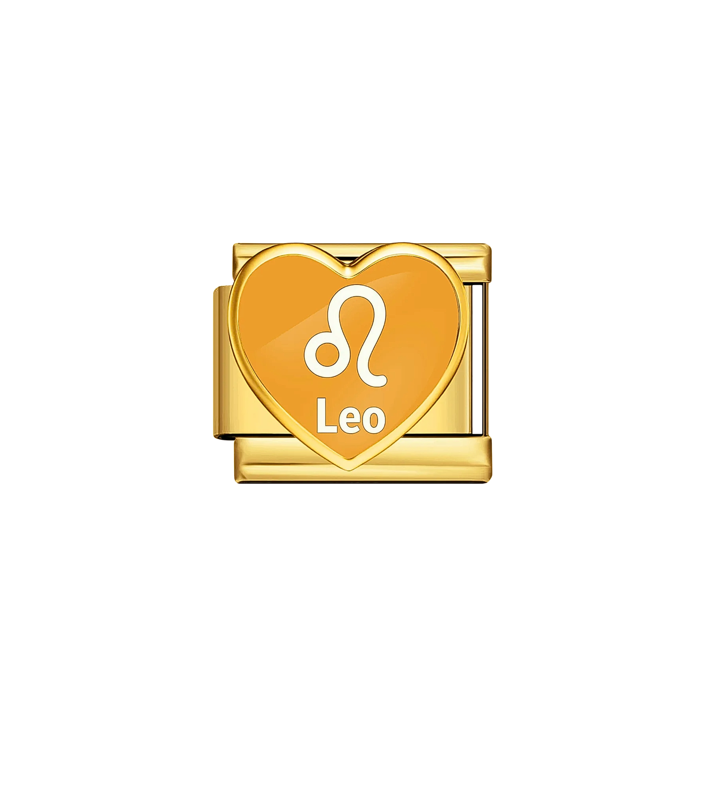 Charm dorado signo leo acero inoxidable 304