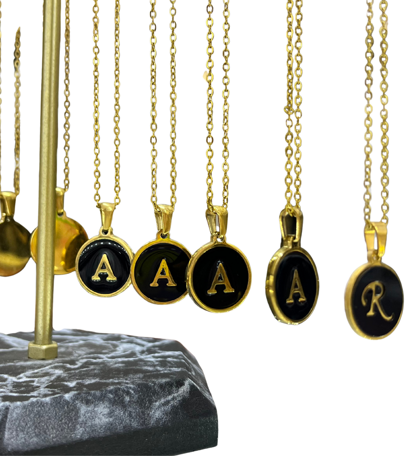Juegos Letras Negro Acero Inoxidable