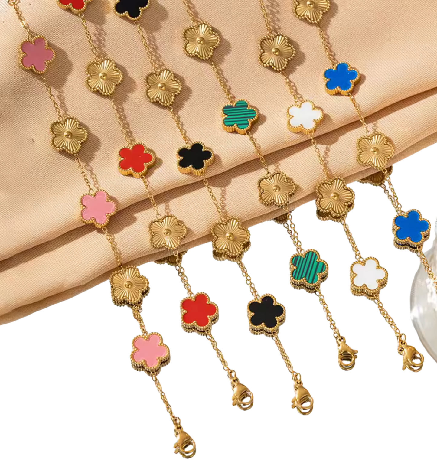 Pulseras estilo van cleef