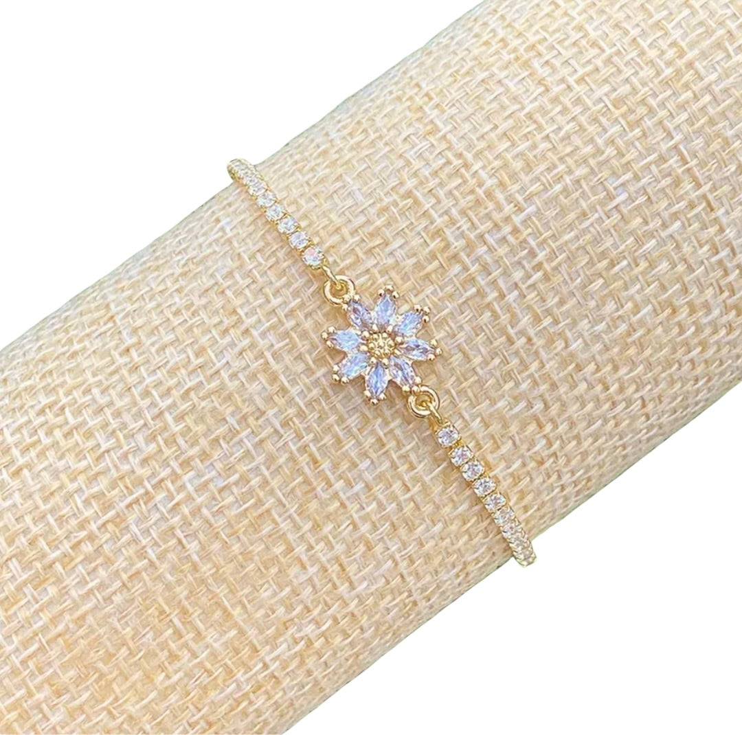 Pulsera Flor Ajustable