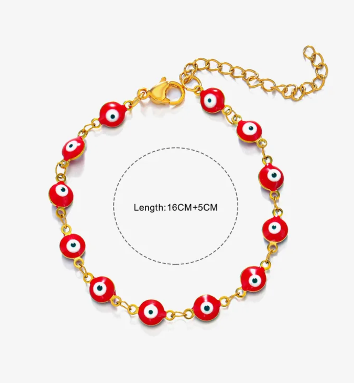 Pulseras Ojos Turcos Acero Inoxidable