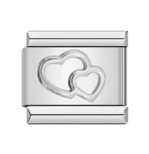 Charm Corazones Juntos