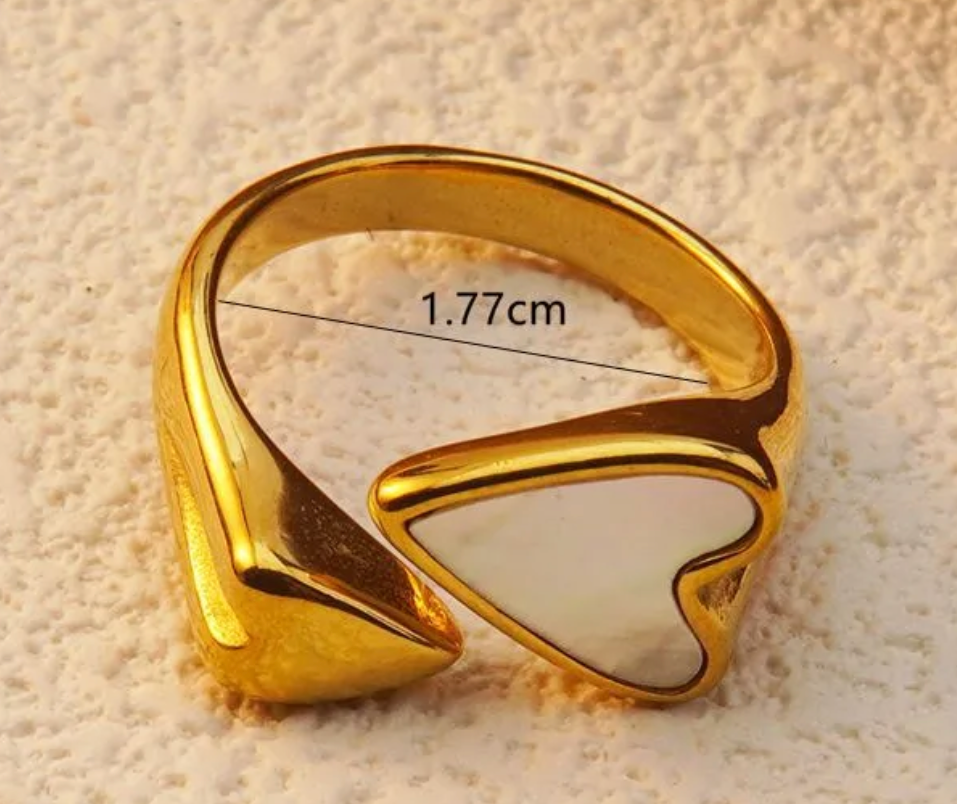 Anillo Corazón Moderno