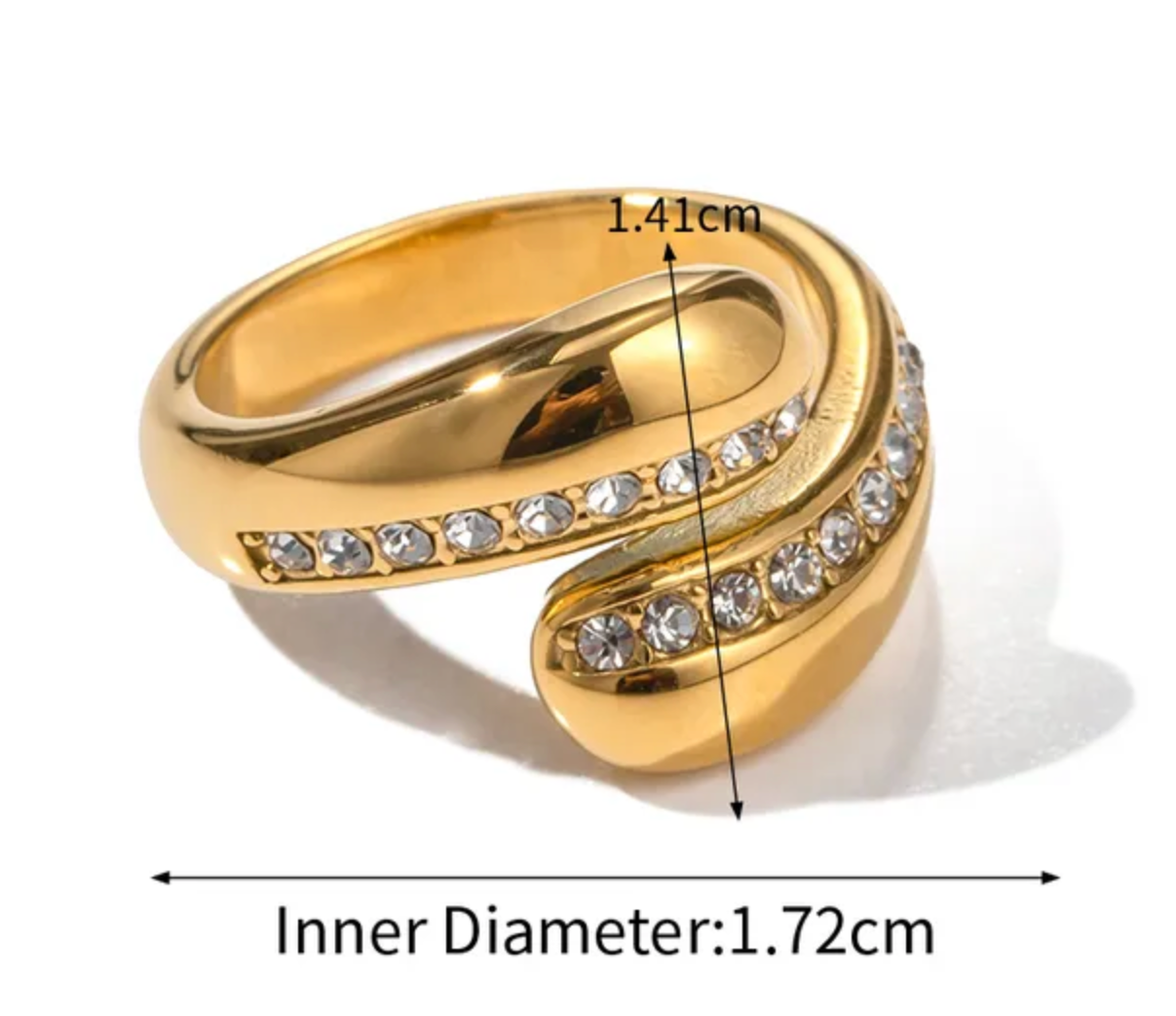 Anillo Gota con Recubrimiento