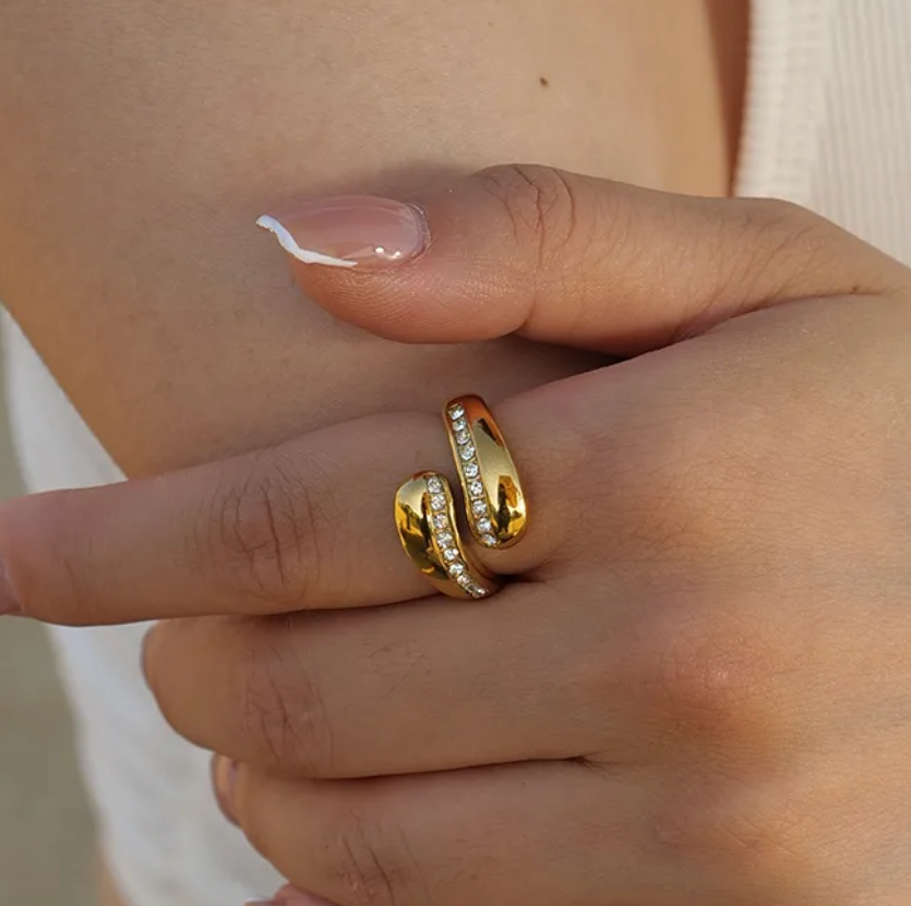 Anillo Gota con Recubrimiento