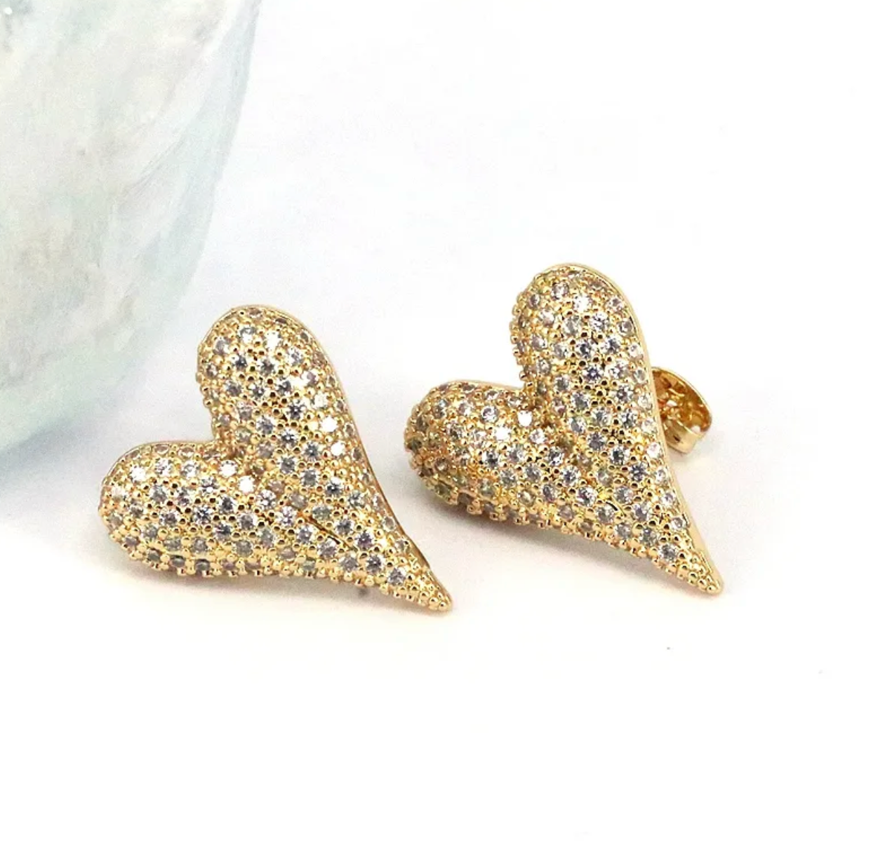 Aretes Forma Corazón