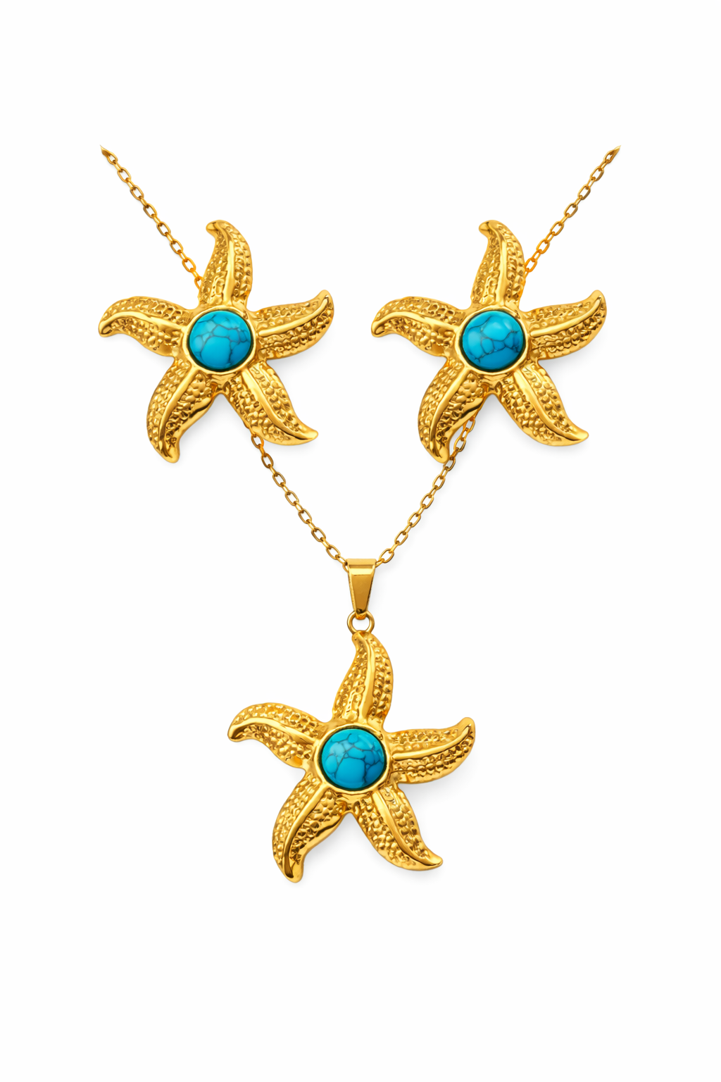 Conjunto estrellas acero inoxidable