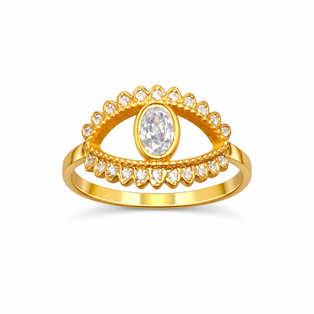 Anillo Ojo Con Circón