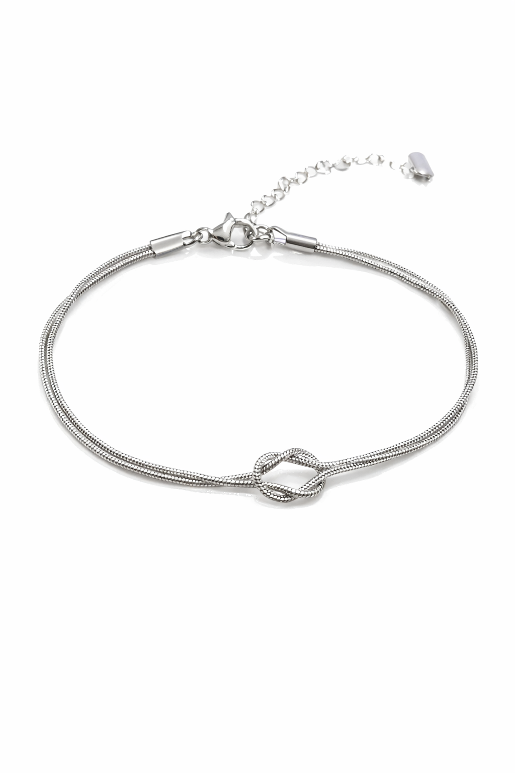 Pulseras con nudo acero inoxidable