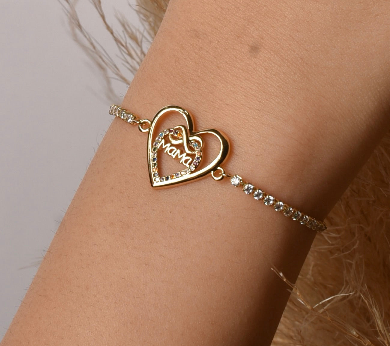 Pulsera Mamá Corazón