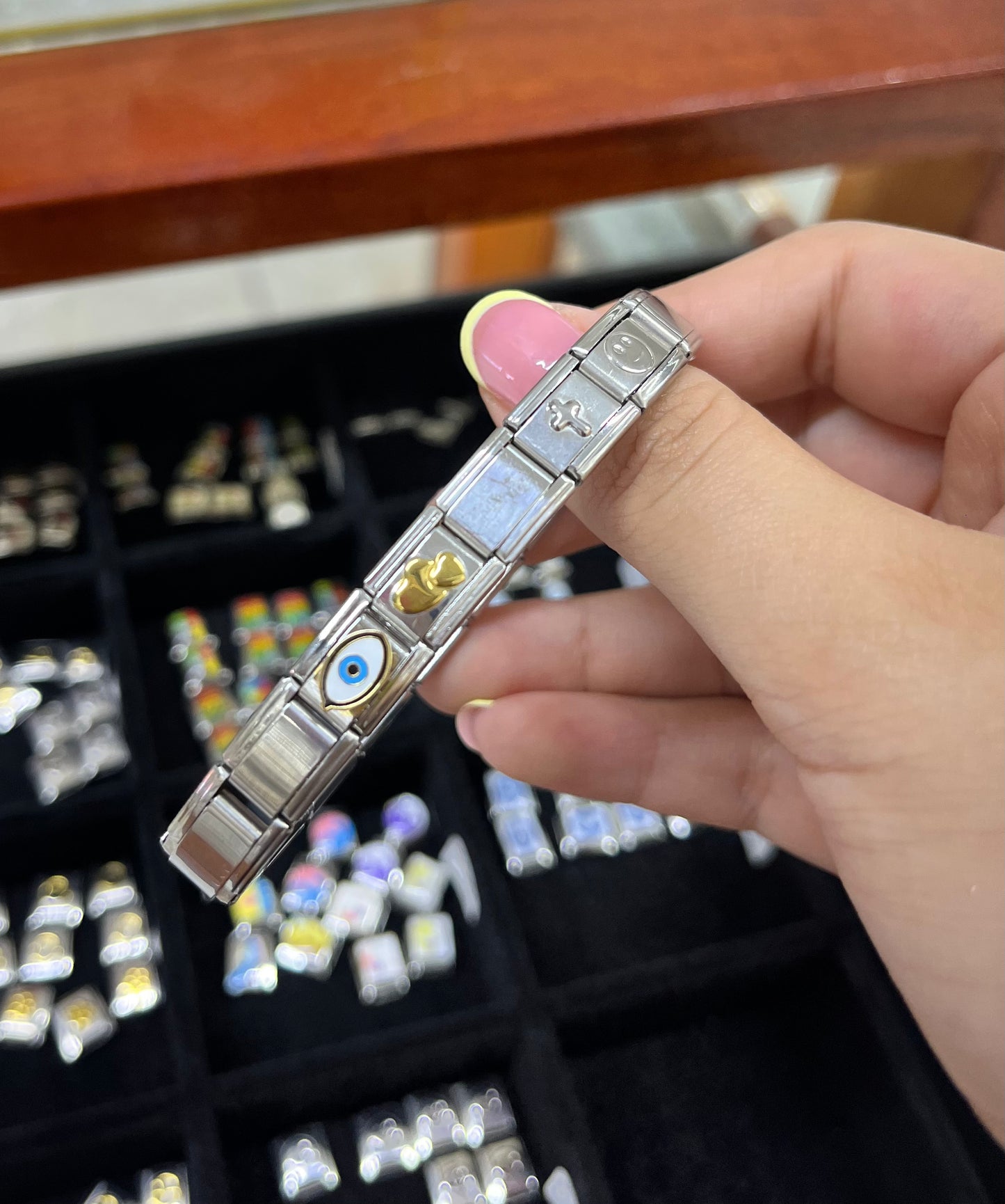 Italian Bracelet Plateada