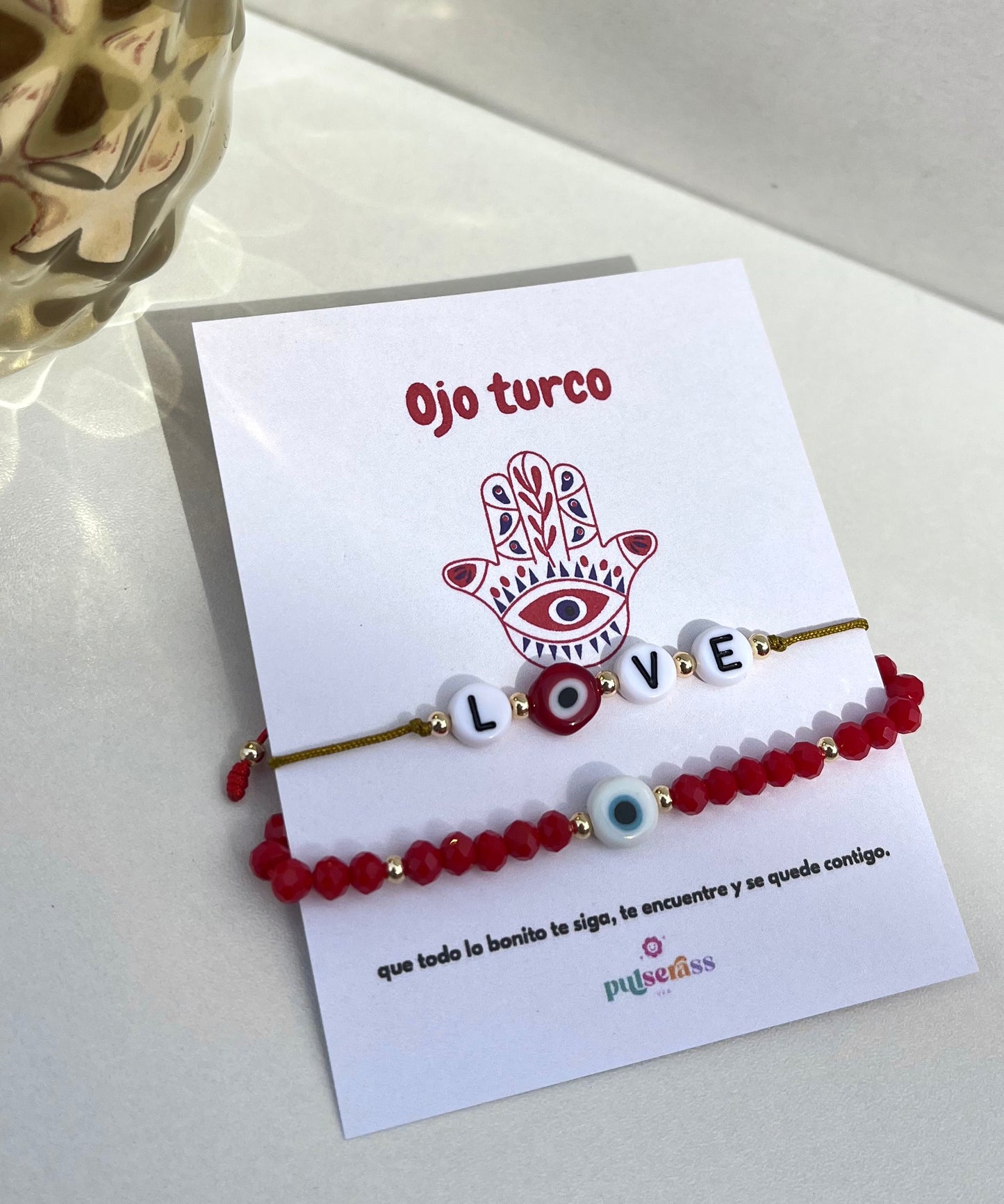 Set Pulseras Ojo Turco