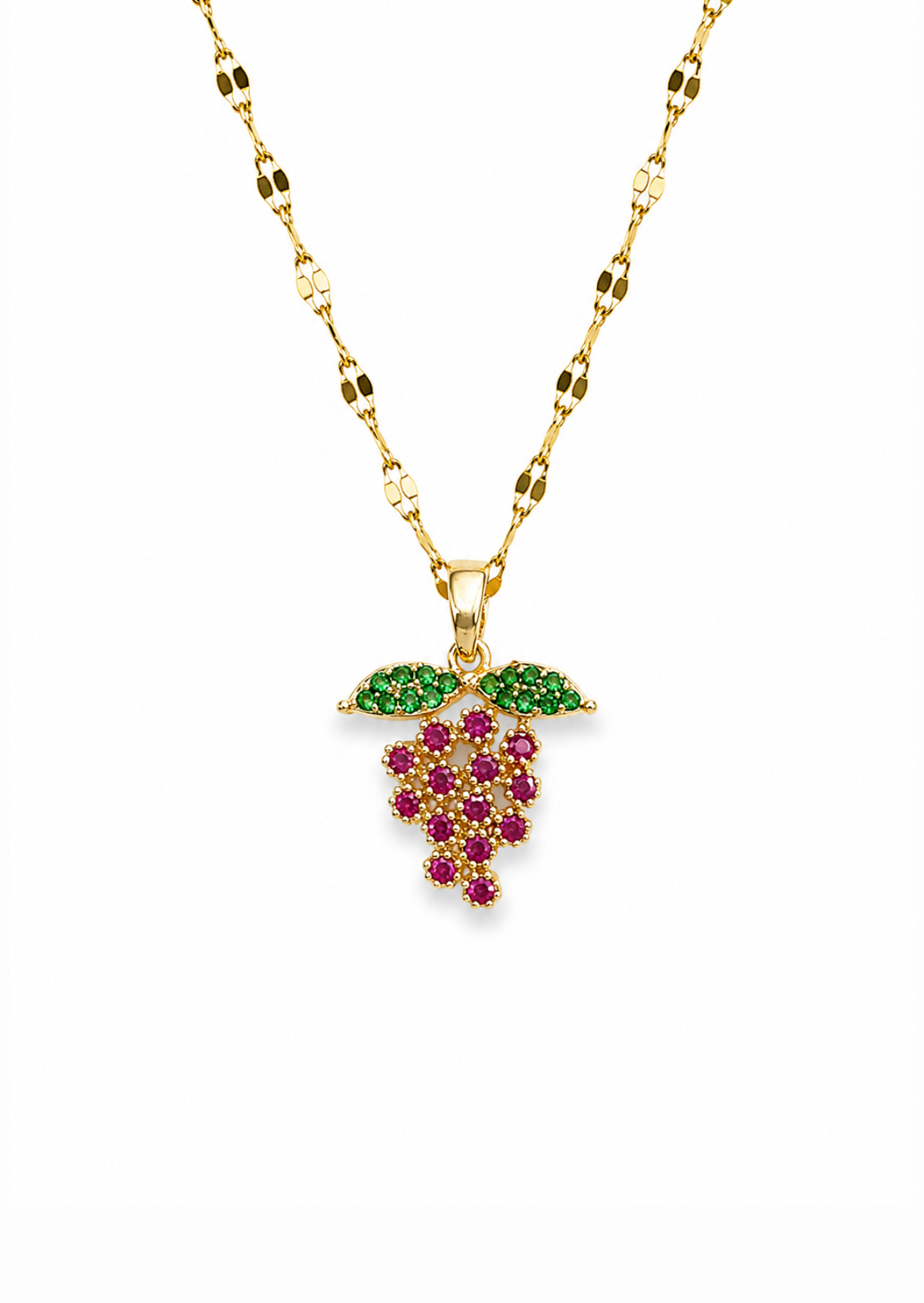 Collar dije de fruta acero inoxidable