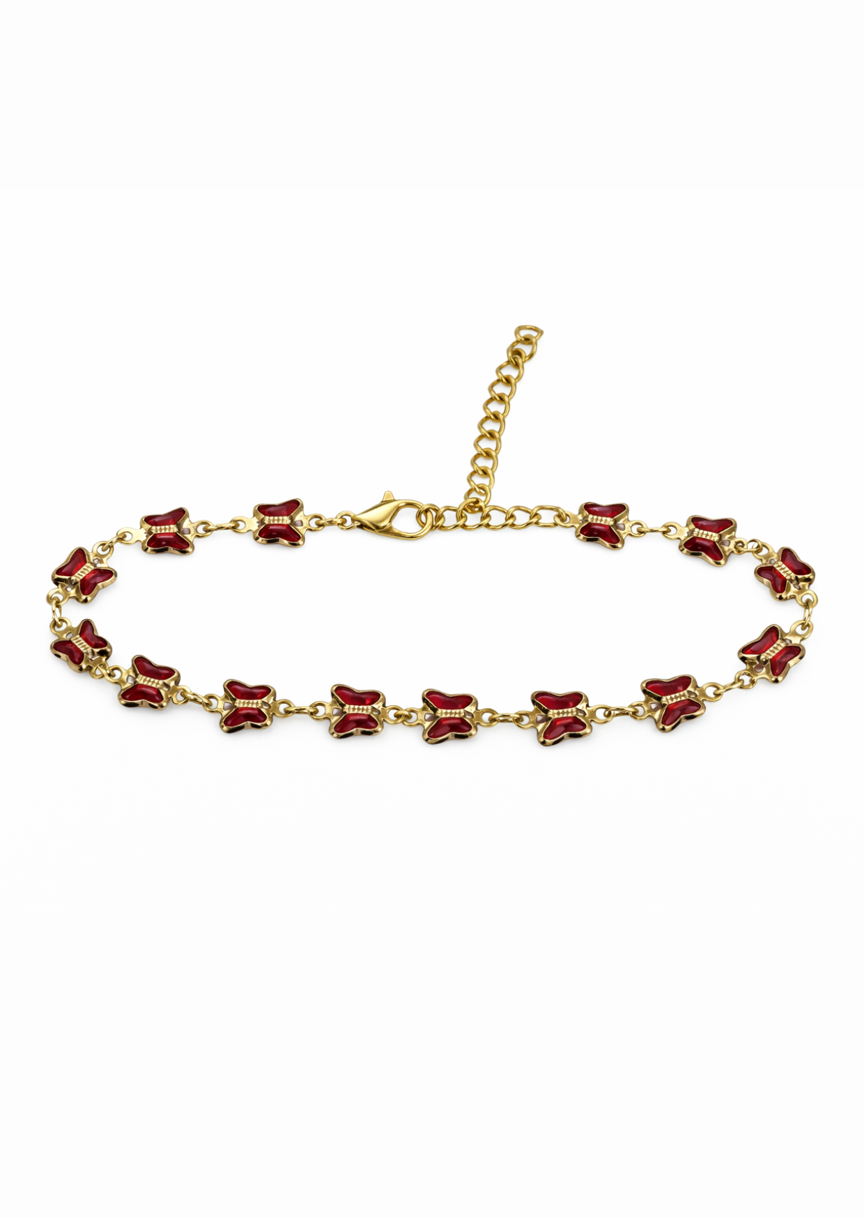 Pulsera mariposas acero inoxidable