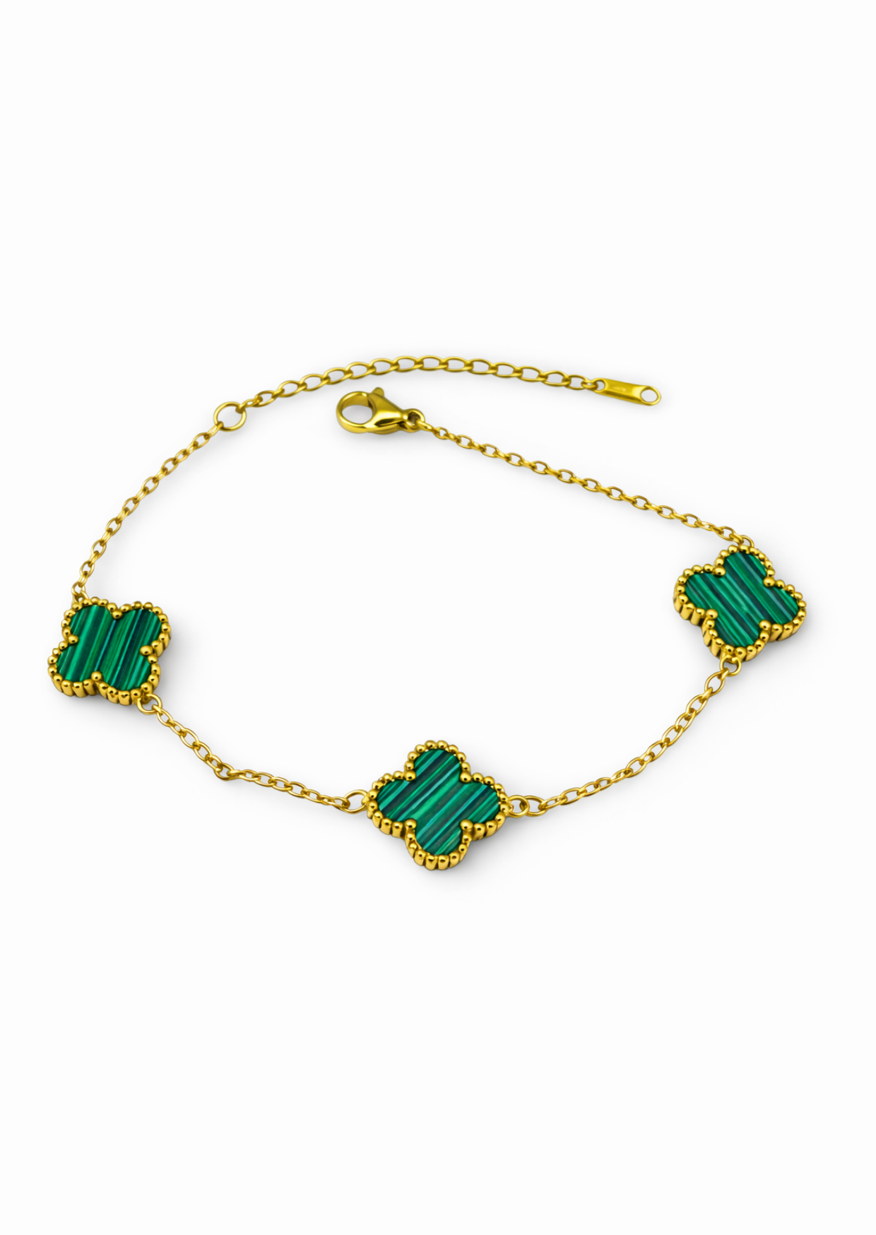 Pulseras estilo vancleef acero inoxidable