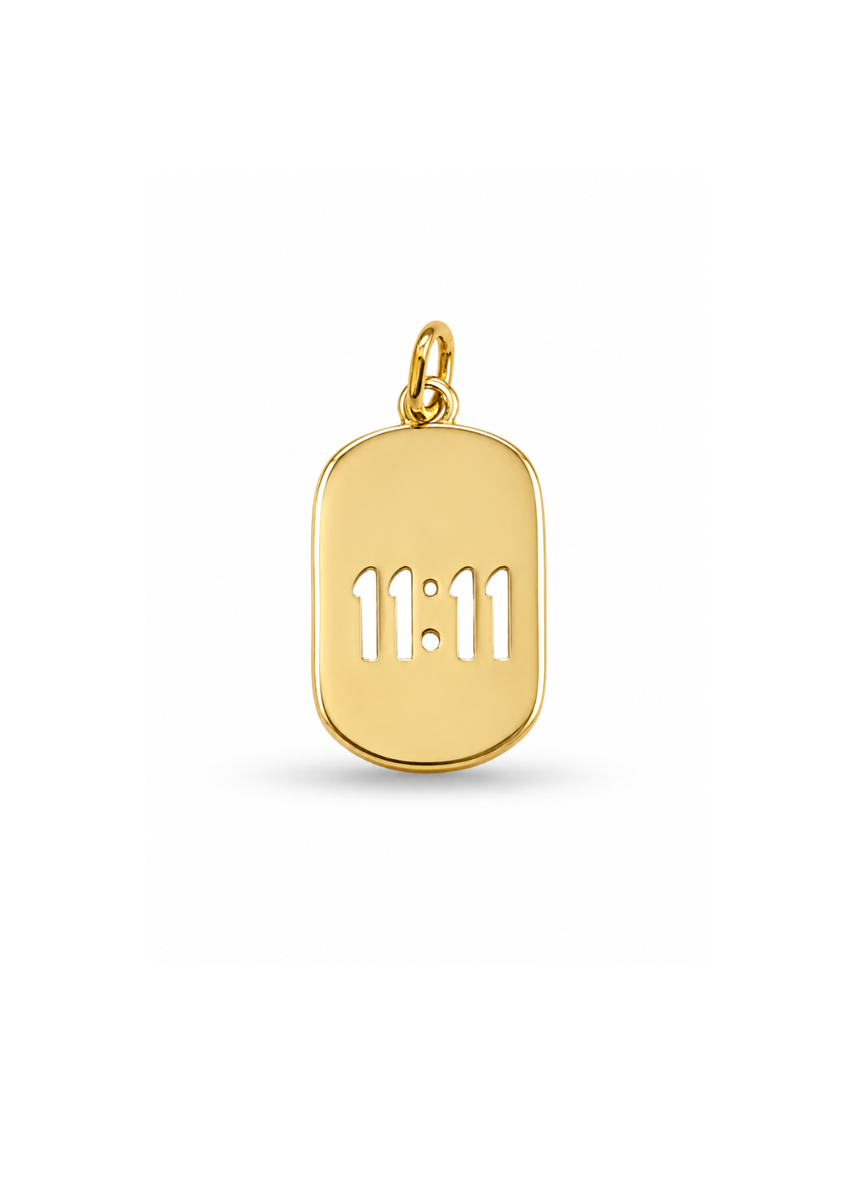 Dije amuleto 11:11 chapa de oro