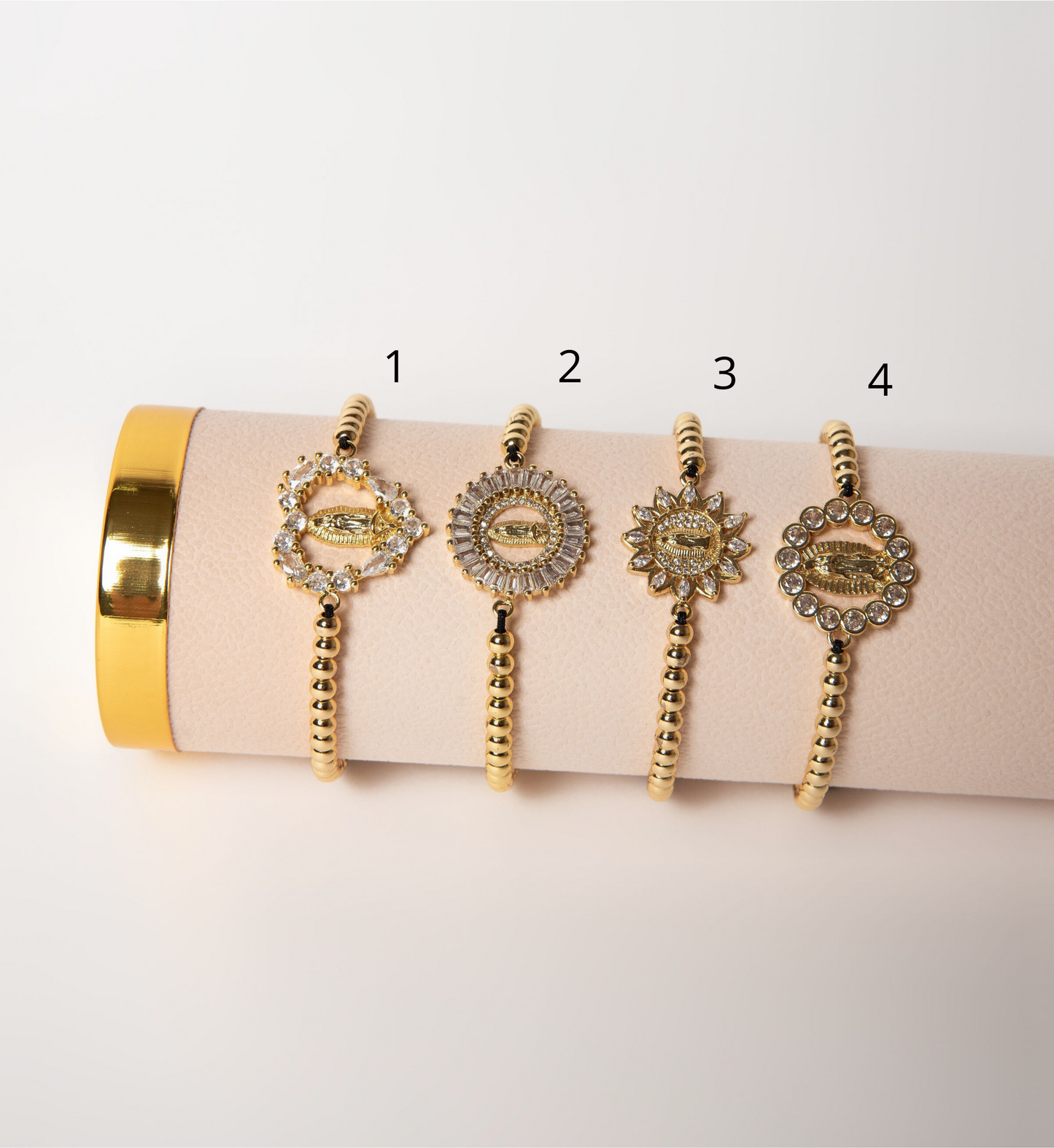 Pulsera de virgen Oro Laminado