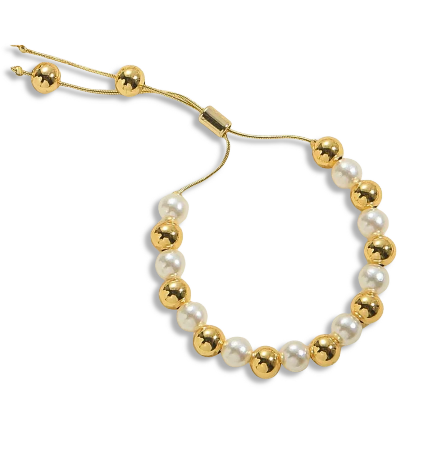 Pulseras Perlas Con Chapa