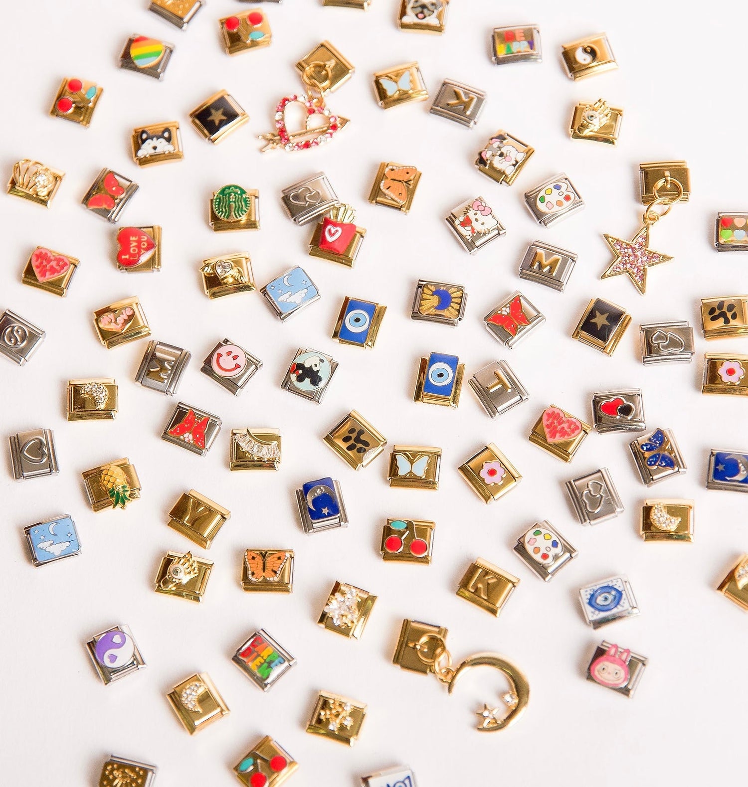 Charms Plateados