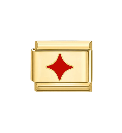 Charm Dorado Rombos