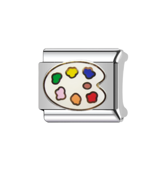 Charm Paleta de Pinturas Plateado