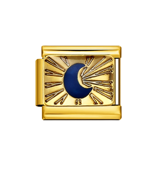 Charm Dorado Luna Destello