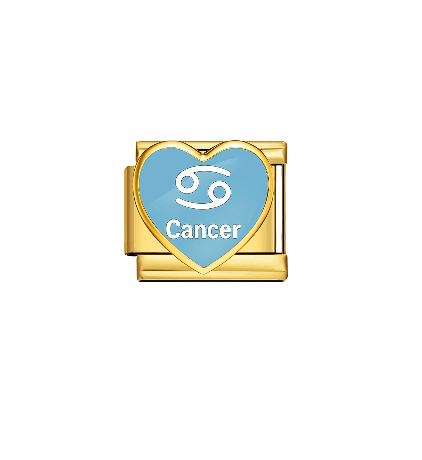 Charm dorado signo cancer acero inoxidable 304