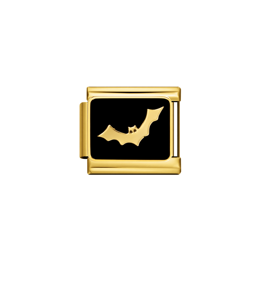 Charm dorado murciélago acero inoxidable 304