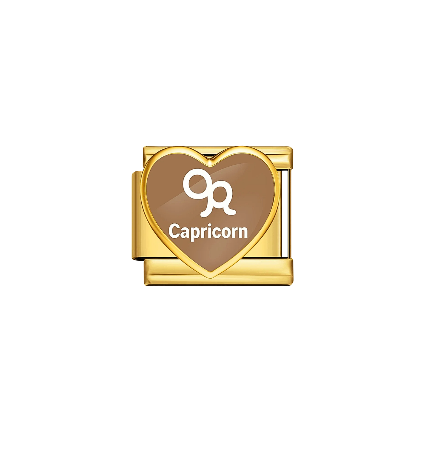 Charm dorado signo capricornio acero inoxidable 304
