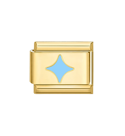 Charm Dorado Rombos
