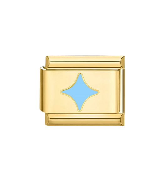 Charm Rombo Azul