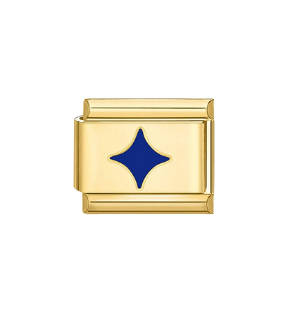 Charm Dorado Rombos