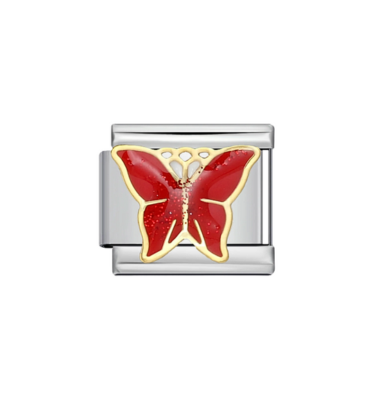 Charm Mariposa Roja