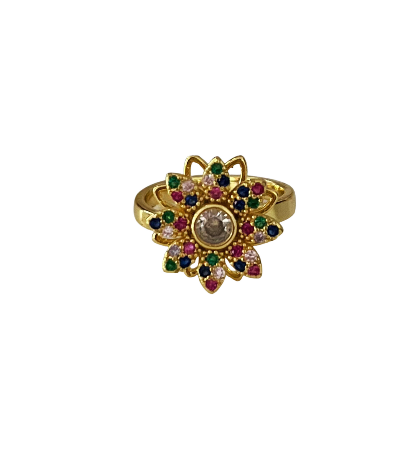 Anillo Flor Colores