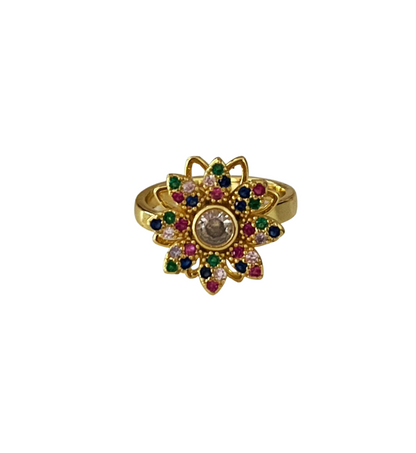 Anillo Flor Colores