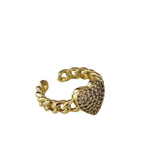 Anillo Corazon 22