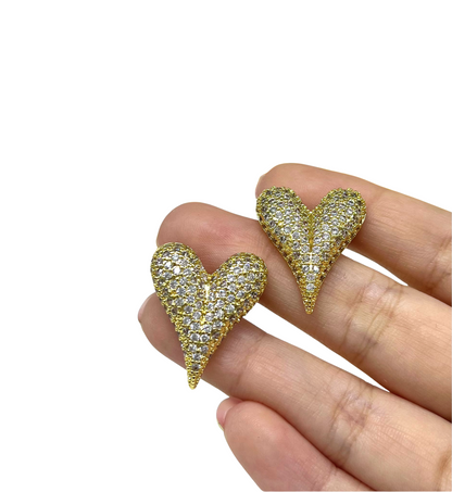 Aretes Forma Corazón