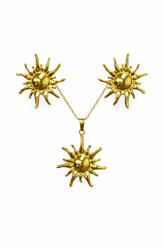Conjunto Sol radiante acero inoxidable