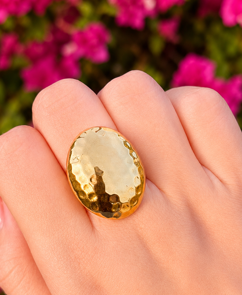 Anillo Chunky Grande Ajustable
