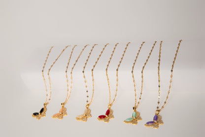 Collar mariposa