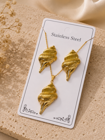 Conjunto de caracoles acero inoxidable