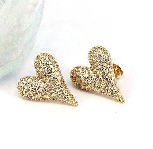 Aretes Forma Corazón