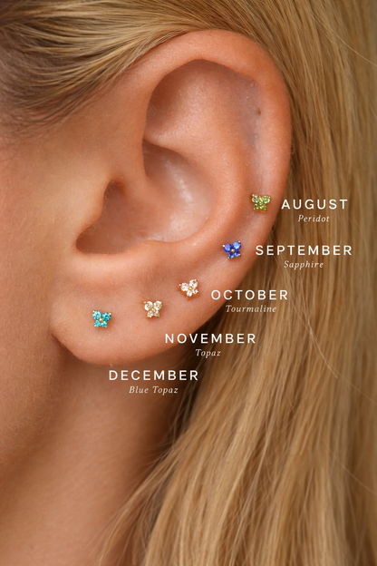 Pierceing flores acero inoxidable