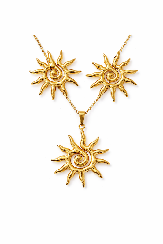 Conjunto de sol acero inoxidable