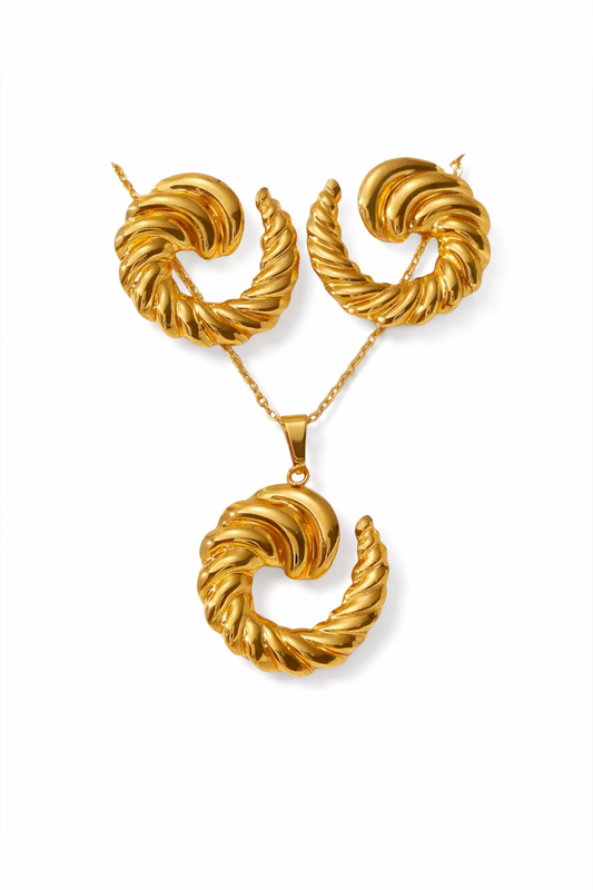Conjunto de Caracol acero inoxidable