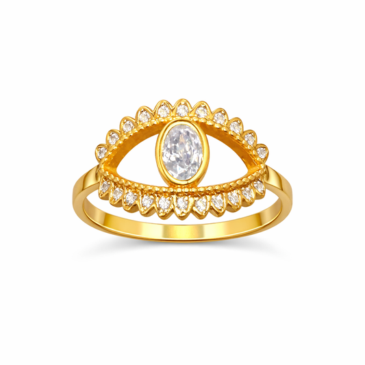 Anillo Ojo Con Circón