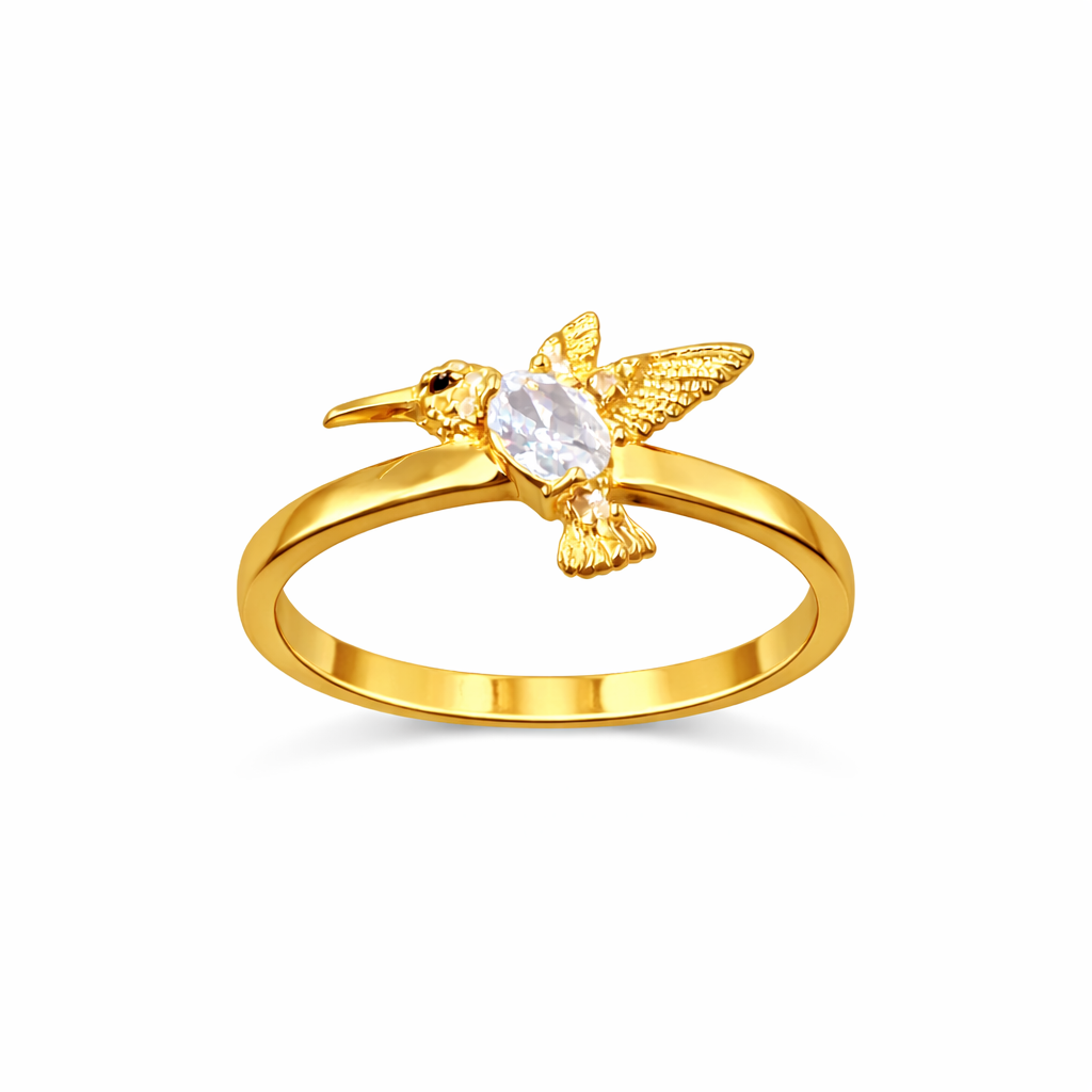 Anillo Colibrí Acero Inoxidable